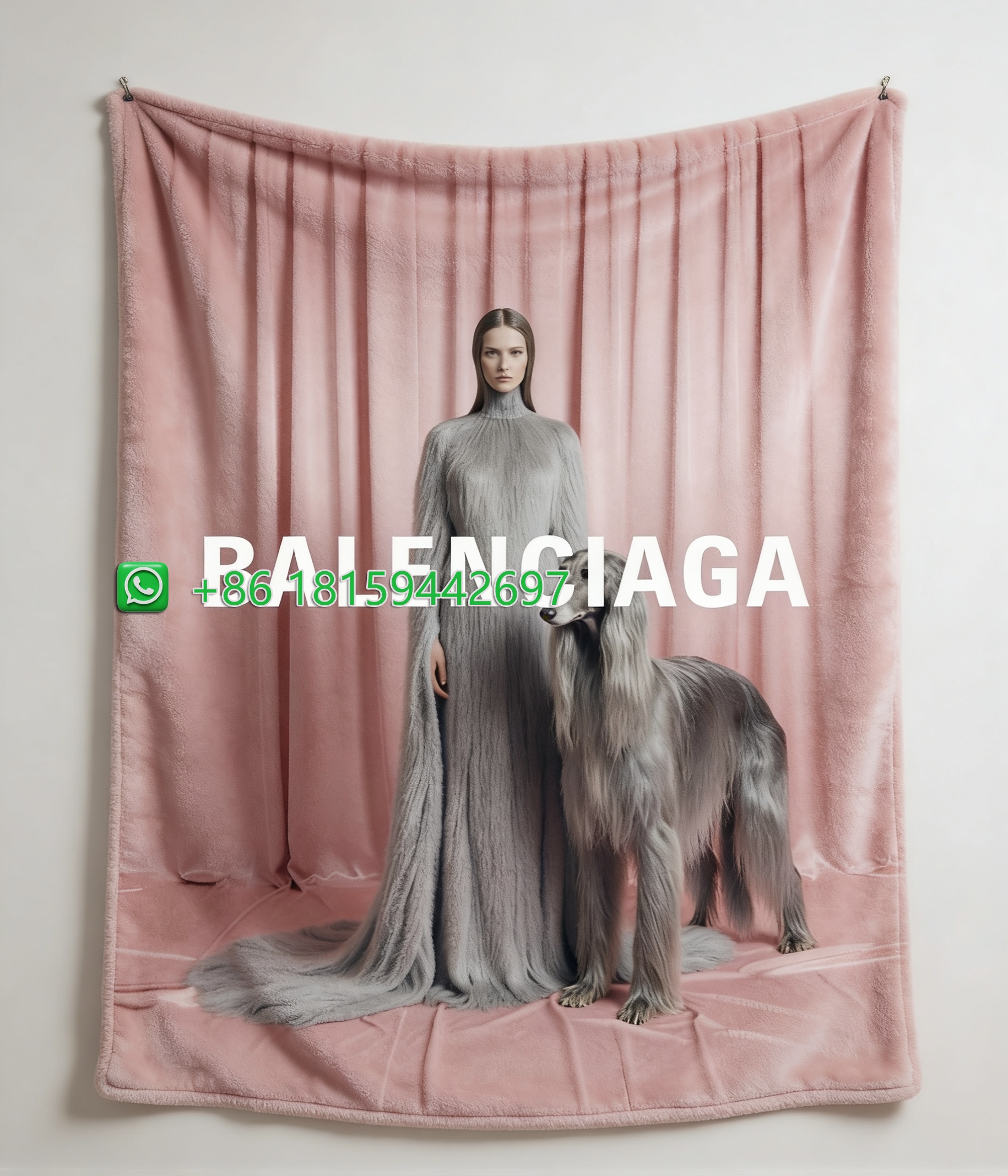 Balenciaga Throw Blankets